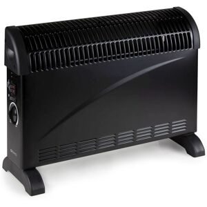 DOMO-ELEKTRO DOMO Chauffage par convection Turbo 2000W, noir DO7350CH