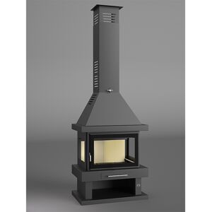 FM Calefaccion Cheminee a bois double combustion et bucher inferieur 17,5 kW ? C-203 K