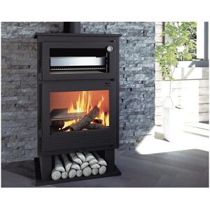 Poêle à bois avec four en acier Dakota – 9,5 kW - FM Calefaccion