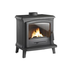 Poele a bois en fonte double combustion Norik 6 kW - Invicta