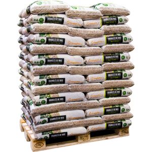 SimplyPellet Granulés de Bois 100% résineux - Palette de 65 ou 70 sacs