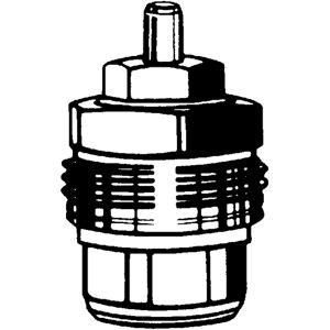 partie superieure de rechange thermostat Heimeier 2101-02.299 DN 10/15/20, avec prereglage