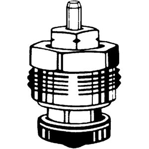 partie superieure de remplacement du thermostat Heimeier 2340-02.299 DN 10/15, gravite, a partir de fin 1985