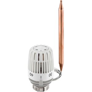 Heimeier Tête thermostatique K 640200500 blanc, avec sonde de contact ou sonde plongeuse