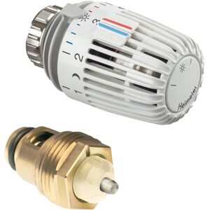 Heimeier adaptation thermostat Heimeier 3500-12.800 blanc, avec partie superieure / tete thermostatique K, pour DN 15
