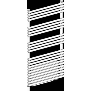 Radiateur electrique design Zehnder forma ZF130650GC00000 LFE-90-050/IPS, 990 x 496 mm, marron fonce