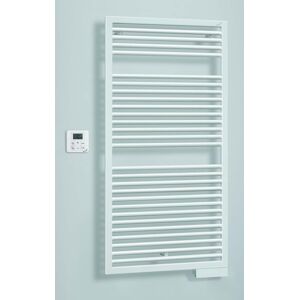 Zehnder Radiateur électrique design universel Zehnder ZU1Z0260G500020 HE-120-060/GD, 1225 x 600 mm, gris bleu, RAL 7031