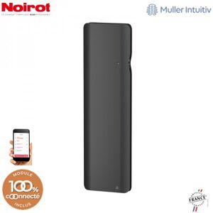 Radiateur Fonte Noirot Dook 1500w Vertical Gris Anthracite Connecte Nen3375tchs