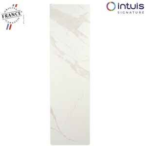 INTUIS Signature Radiateur À Inertie Keramos Nativ Vertical 1000w Marbre Blanc - Intuis Signature K164213