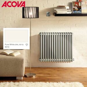 Radiateur Électrique Acova - Vuelta Sans Régulation 1250w Pure White 9010 - Inertie Fluide - Tmc6-125-090-Src9010