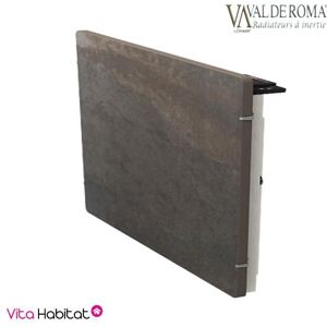 Valderoma Radiateur À Inertie Tactilo Carré Terre Lunaire 800w - Valderoma Tl0800a