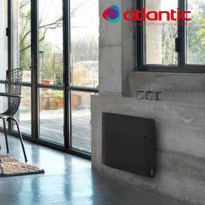 Radiateur Électrique Atlantic Divali - Horizontal 750w - Pilotage Intelligent Connecté Lumineux Gris - 507623 - Publicité