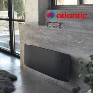 Radiateur Électrique Atlantic Divali Plinthe 750w Pilotage Intelligent Connecté Lumineux Gris - 507631 - Publicité