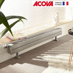 ACOVA Radiateur Chauffage Central Acova Fassane Pack Plinthe Double À Ailettes 1664w Clxd-029-160