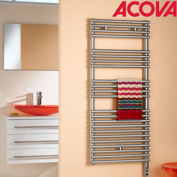 Sèche-Serviette Acova Cala Inox 546w Chauffage Central Lni-144-050