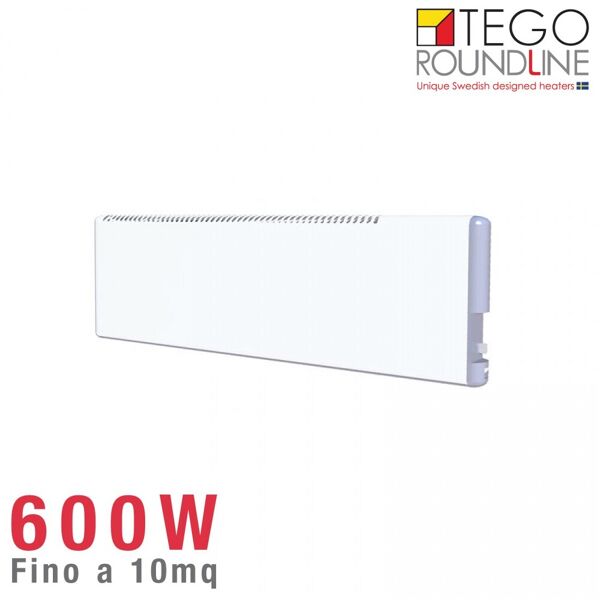 tego ricondizionato radiatore svedese 600w basso consumo   h. 20cm   fino 10 m²   t107