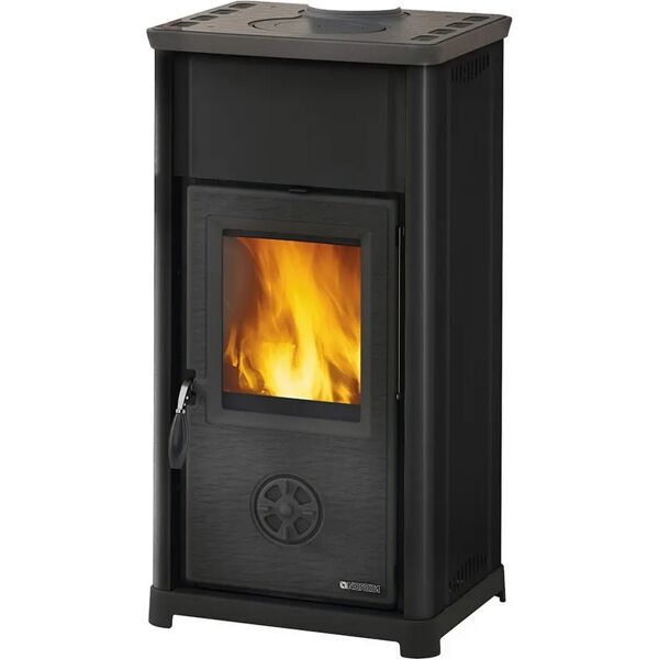 nordica extraflame 7111805 stufa a legna 6,6 kw termostufa volume 189 m3 colore antracite - 7111805 tea