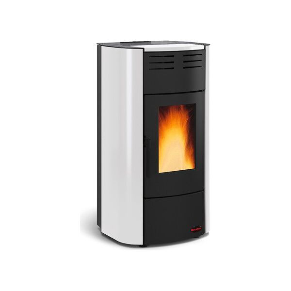 nordica extraflame raffaella idro stufa a pellet idro 19 kw capacità serbatoio 35 kg termostufa volume 540 m³ colore bianco - raffella idro