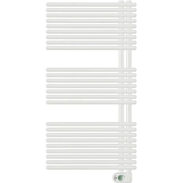 lazzarini termoarredo e-garda 1132x600 mm (hxl) elettrico 600 w dritto bianco