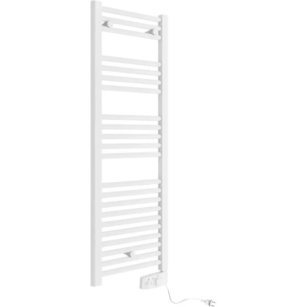 lazzarini termoarredo e-burano 1170 x 400 mm (hxl) elettrico 500 w analogico dritto bianco