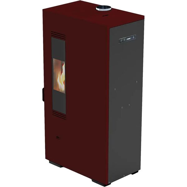 adler stufa a pellet ad aria  mini 5 4,5 kw bordeaux