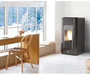 Cola Jazz La147310w 13 Kw Stufa A Pellet Canalizzata Bordeaux Codice Prod: La147310w