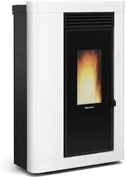 extraflame annabella stufa a pellet canalizzata 3,4-9 kw bianca codice prod: 001280104