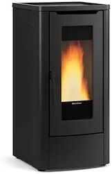 extraflame dahiana plus stufa a pellet canalizzata 3-10 kw nera codice prod: 001285552