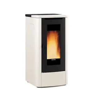 extraflame teorema stufa a pellet ventilata 3-10 kw avorio codice prod: 001284101