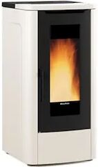 Extraflame Teorema Stufa A Pellet Ventilata 3-10 Kw Avorio Codice Prod: 001284101