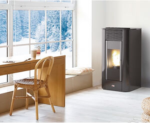 Cola Jazz La147310w 13 Kw Stufa A Pellet Canalizzata Bordeaux Codice Prod: La147310w