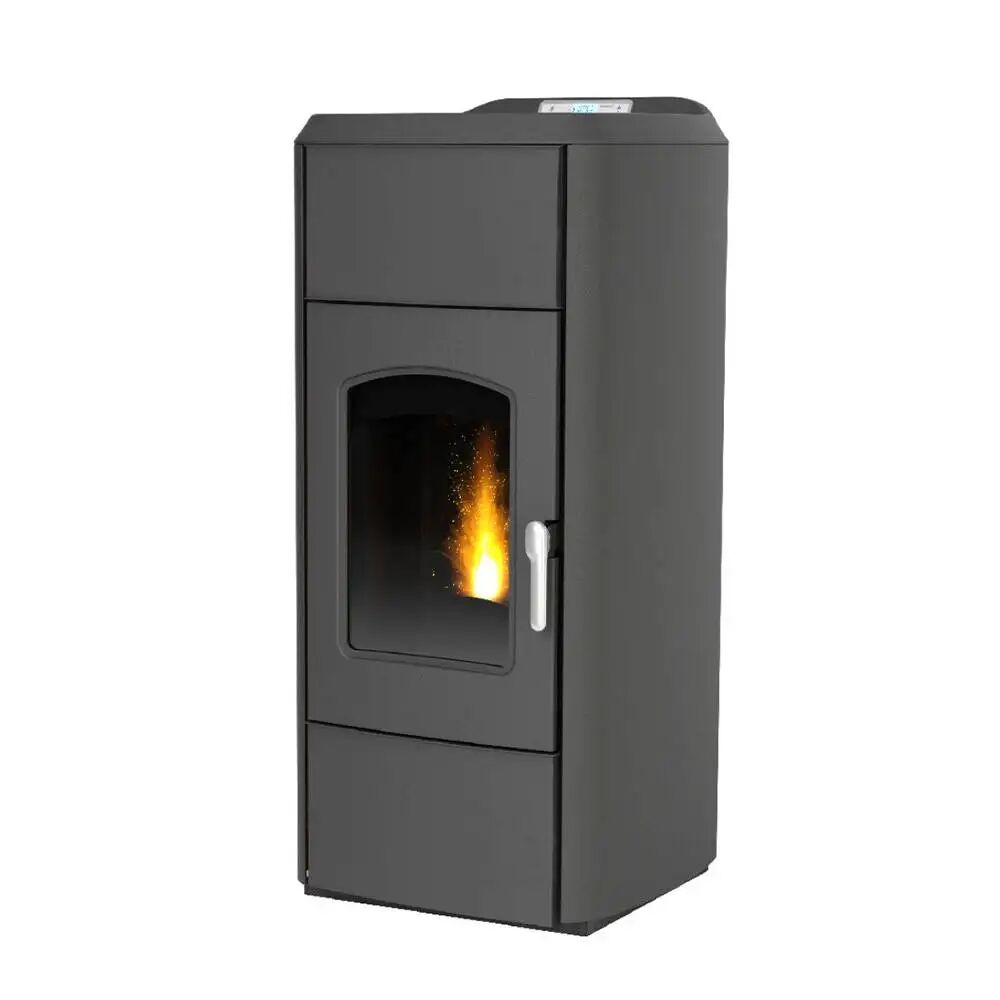 Laminox Stufa A Pellet Idro  Victoria 28 Idro Lux Da 28 Kw Antracite In A+ Wifi Ready Ecobonus Sconto In Fattura 50%