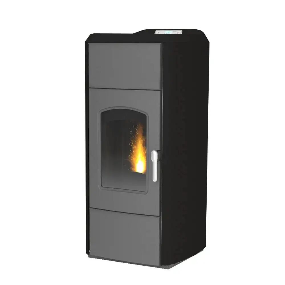 Laminox Stufa A Pellet Idro  Victoria Idro Lux 28 Kw Nero Lucido In A+ Wifi Ready