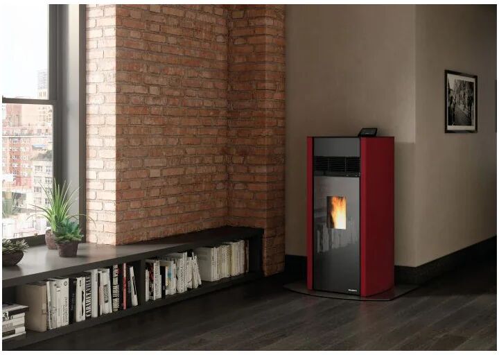 Stufa A Pellet Aria Palazzetti Ecofire Bianca Lux 12 Kw Pro 3 (805804180)