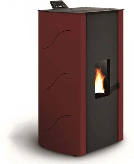 Stufa A Pellet Aria Palazzetti Ecofire Malu Rossa 8,2 Kw Con Modalita' Silent (805802530)