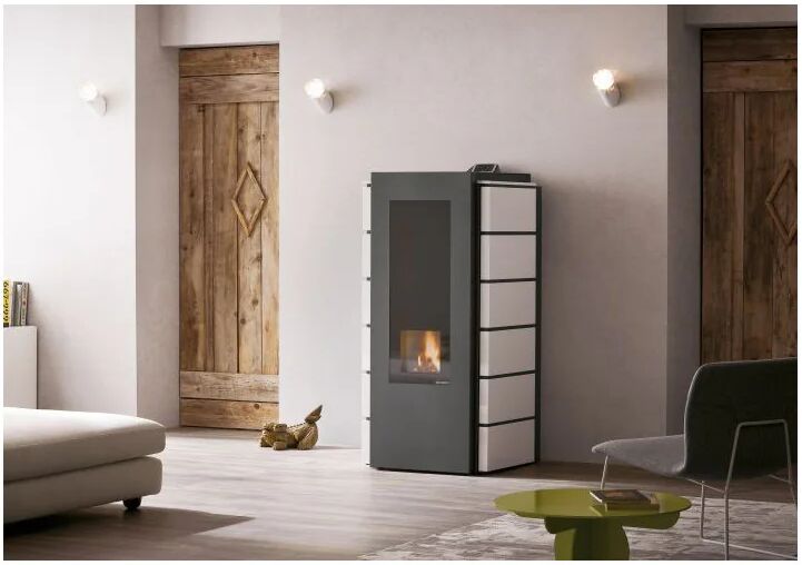 Stufa A Pellet Palazzetti Ecofire Sabina Idro 20 Kw (805713352)