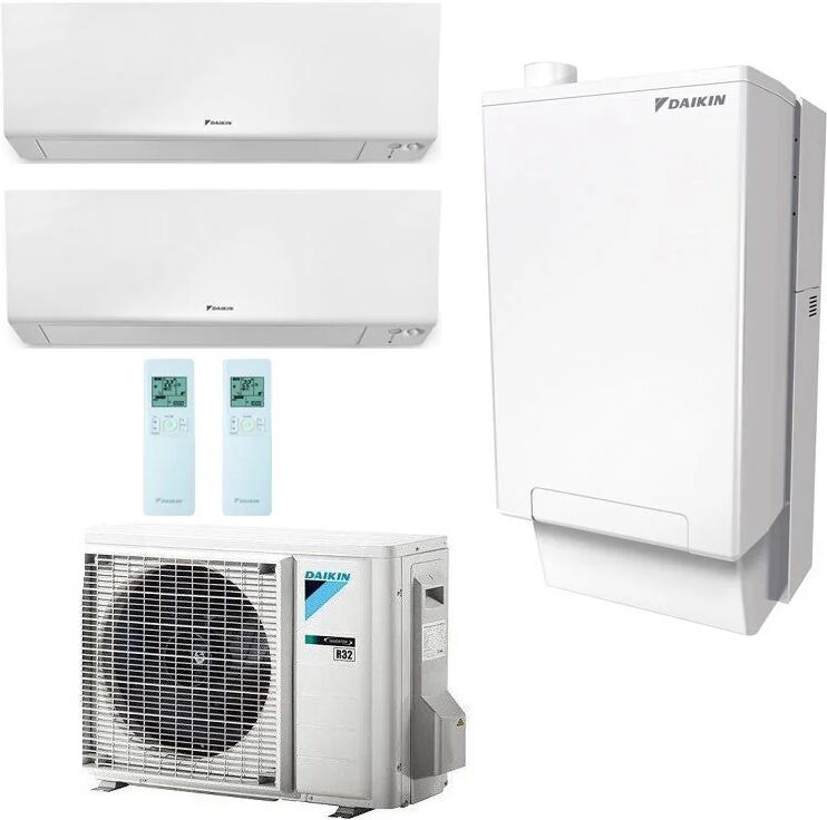 Sistema Daikin Multi Hybrid Per Raffrescamento Riscaldamento E Produzione Acs Monofase 5 Kw