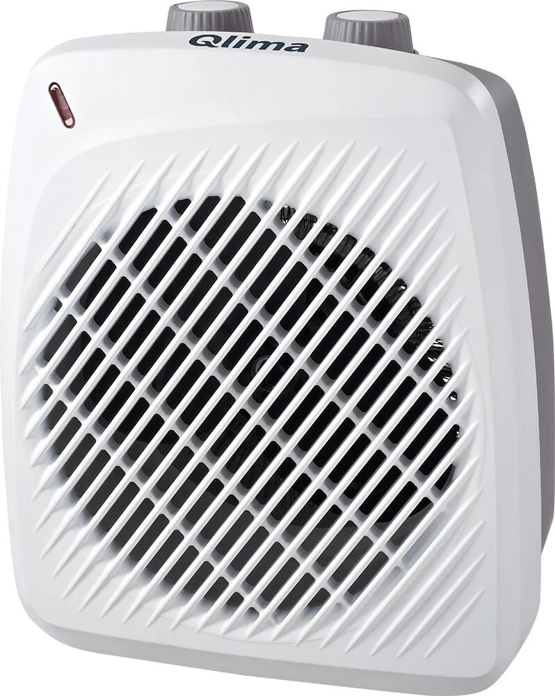 Qlima EFH320B stufetta elettrica Interno Bianco 2000 W Riscaldatore ambiente elettrico con ventilatore