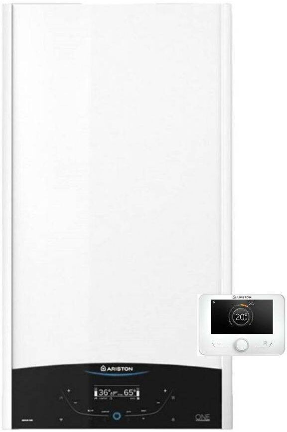 Ariston Caldaia a Condensazione Genus One+ Net 24 30 -35 Metano/Gpl Wi-Fi Completa Di Kit Fumi Classe A+ 24 Kw