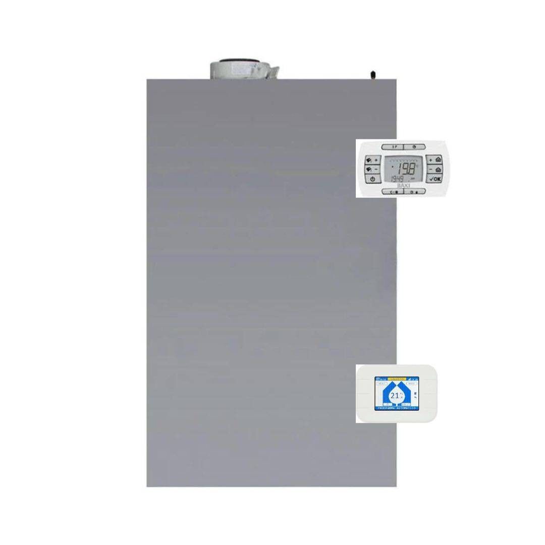Baxi Caldaia A Condensazione ad Incasso Luna Air Wi-Fi 24 Kw Metano/Gpl Con Kit Scarico Fumi 24 Kw