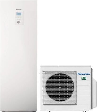 Panasonic Pompa di Calore Splittata Aquarea All In One 7/9 KW con WH-ADC0309J3E5C Monofase Inverter R-32 Classe A+++