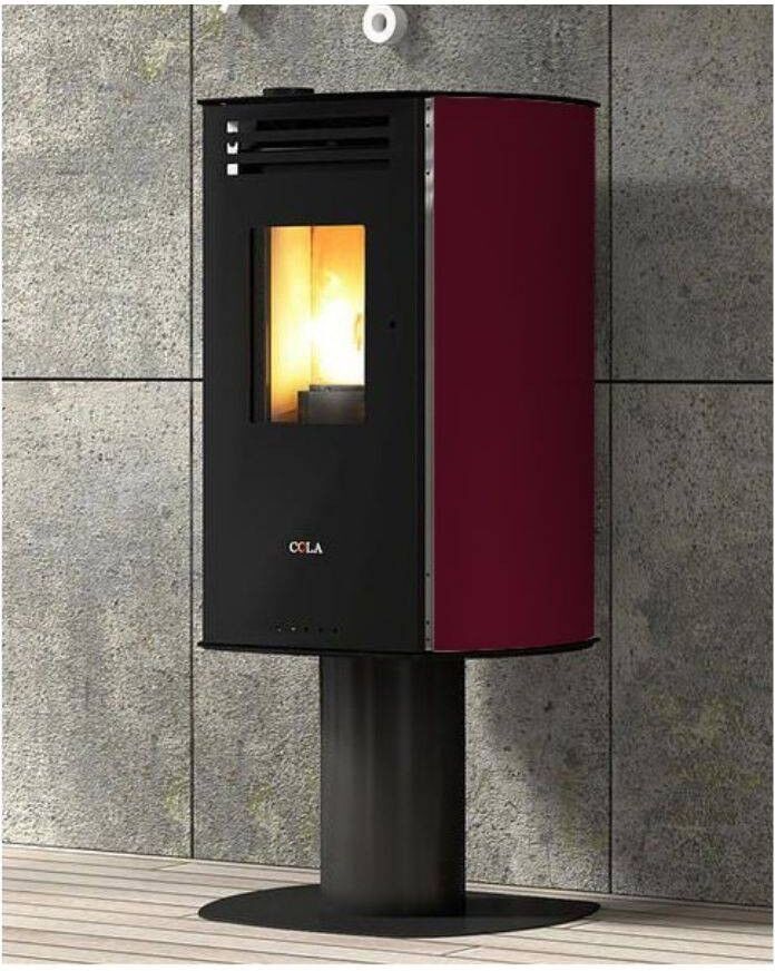 Anselmo Cola Stufa a Pellet Ventilata Vision HR 6,5 Kw Classe A+ Wi-Fi Colori vari