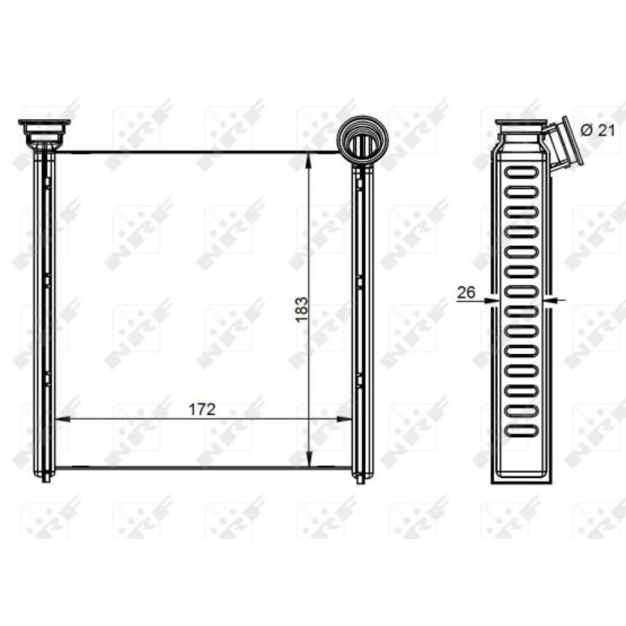 Riscaldatore Interno Scambiatore Di Calore Nrf 54342