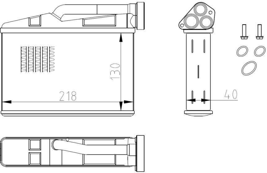 Riscaldatore Interno Scambiatore Di Calore Nrf 54409