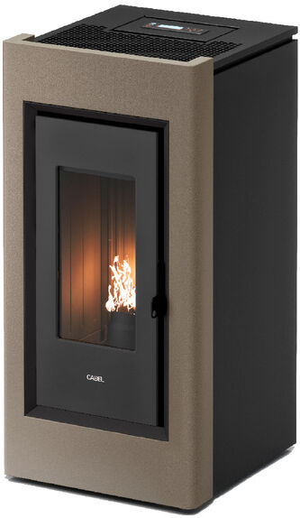 Stufa A Pellet Cadel Prince Plus 11 Kw Light Bronze Ad Aria Canalizzata Con Wi-Fi (7022078)