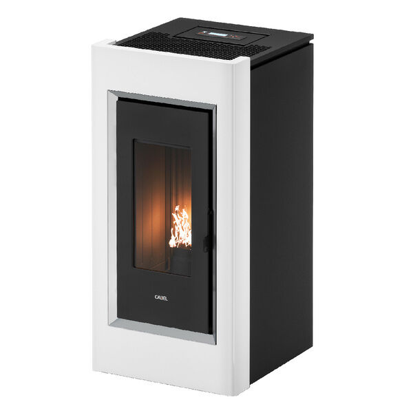 Stufa A Pellet Cadel Prince 11 Kw Bianca Ad Aria Con Wi-Fi (7022071)