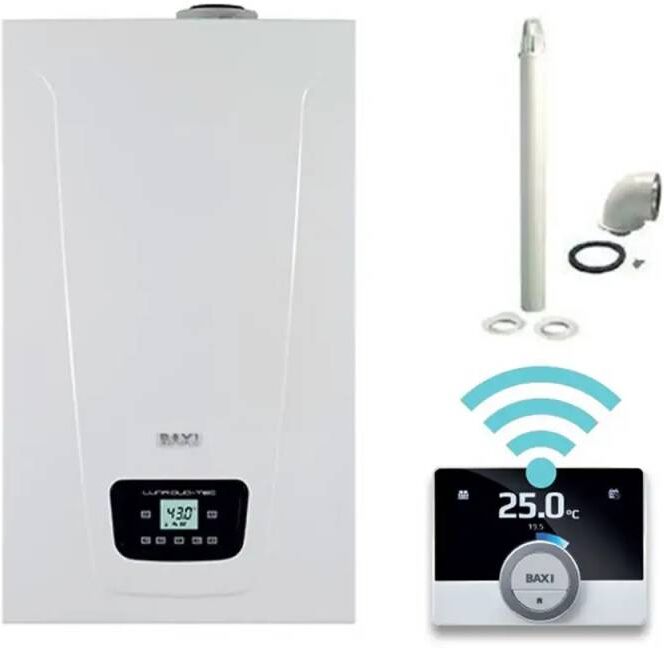 Baxi Caldaia A Condensazione Compact Duo-Tec E 24 Kw Erp + Mago A7720030