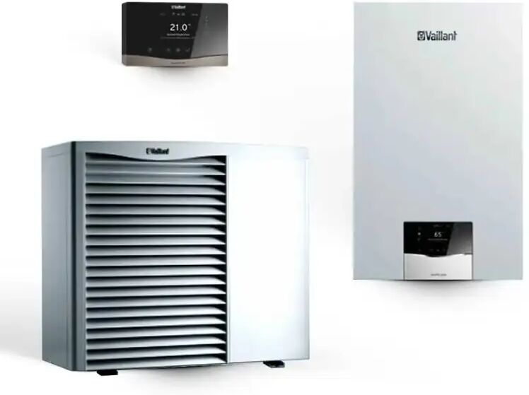 Vaillant Sistema Ibrido 5.3 Caldaia Combinata A Condensazione 30 Kw E Pompa Di Calore 8 Kw