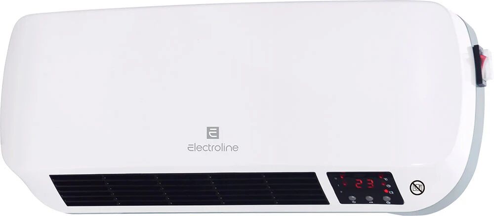 Electroline CWHE208 stufetta elettrica Interno Bianco 2000 W Riscaldatore ambiente elettrico con ventilatore