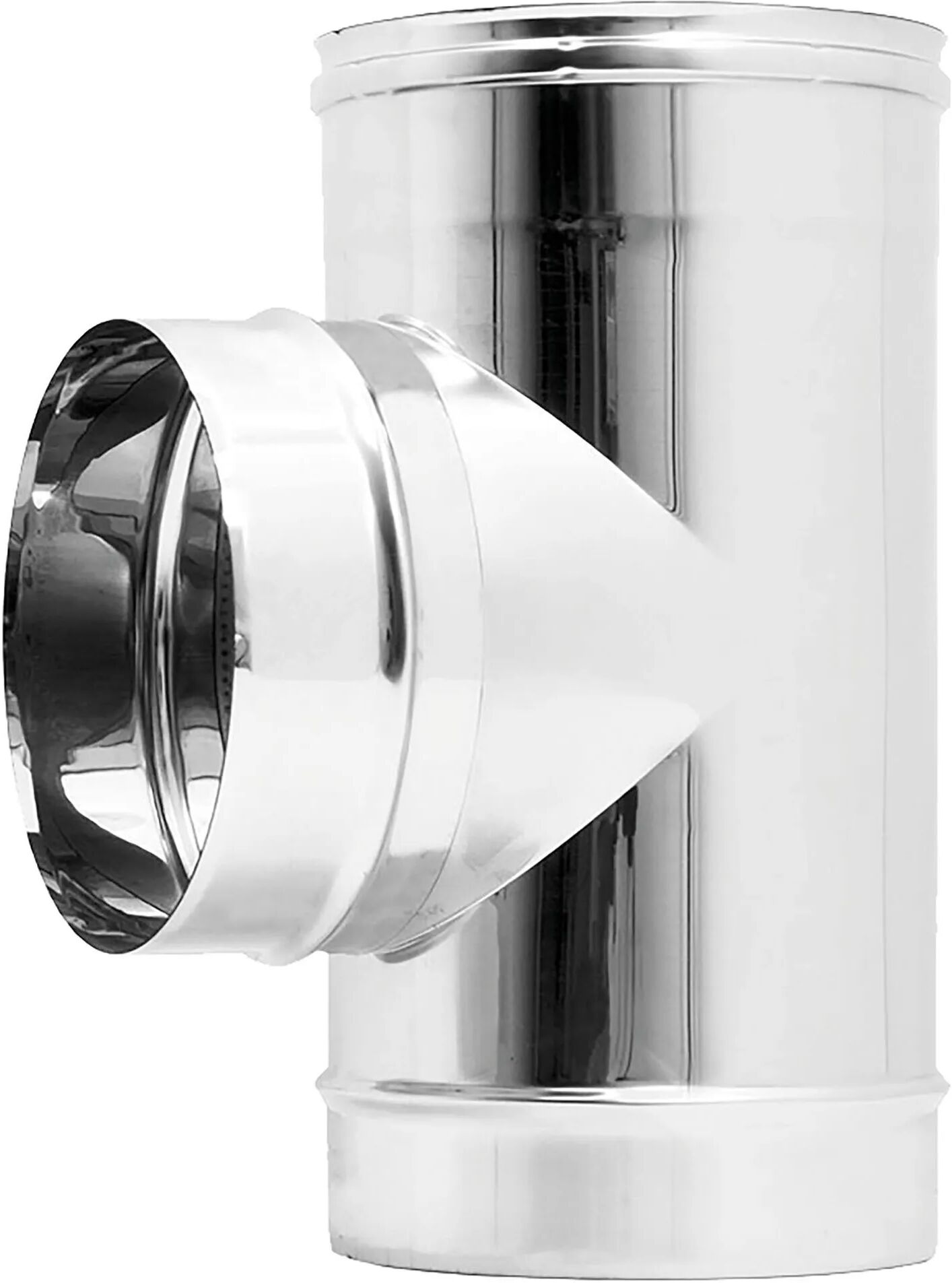 Zinco TEE INOX MONOPARETE 316 Ø 120 mm USCITA M